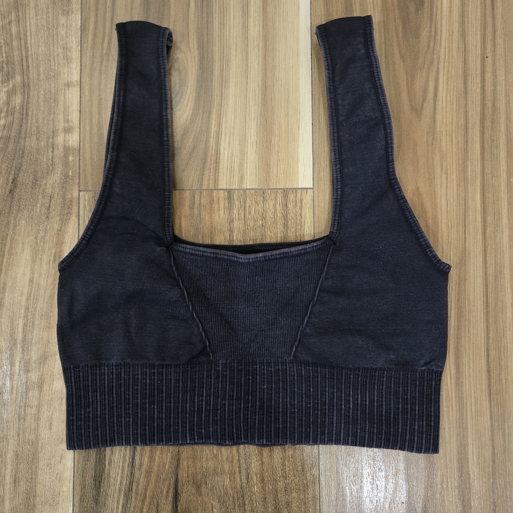 EUC Free People Movement Good Karma Square Neck Bra
